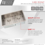 Stylish 32'' Roomy Kitchen Sink, product view 3