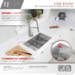 Stylish 32'' Roomy Kitchen Sink, product view 4