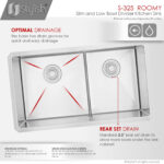Stylish 32'' Roomy Kitchen Sink, product view 5