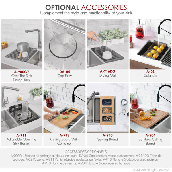 Stylish 31'' Toledo Kitchen Sink, product view 10