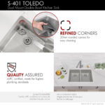 Stylish 31'' Toledo Kitchen Sink, product view 4