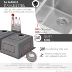 Stylish 31'' Toledo Kitchen Sink, product view 5
