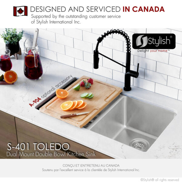 Stylish 31'' Toledo Kitchen Sink, product view 8