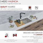 Stylish 31'' Valencia Kitchen Sink, product view 9
