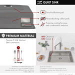 Stylish 27'' Olite Kitchen Sink, product view 6