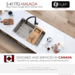 Stylish 30'' Malaga Kitchen Sink, product view 10