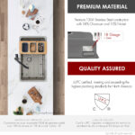 Stylish 30'' Malaga Kitchen Sink, product view 4