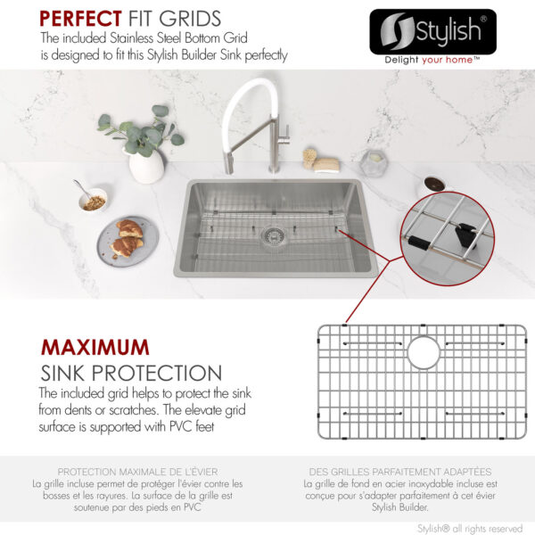 Stylish 30'' Malaga Kitchen Sink, product view 9