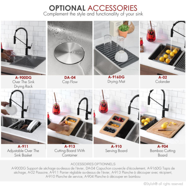 Stylish 29'' Avila Kitchen Sink, product view 10