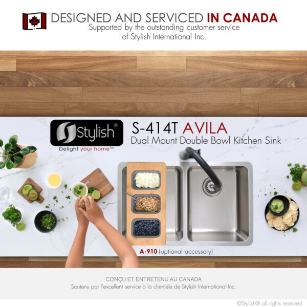 Stylish 29'' Avila Kitchen Sink, product view 8