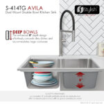 Stylish 29'' Avila Kitchen Sink, product view 11