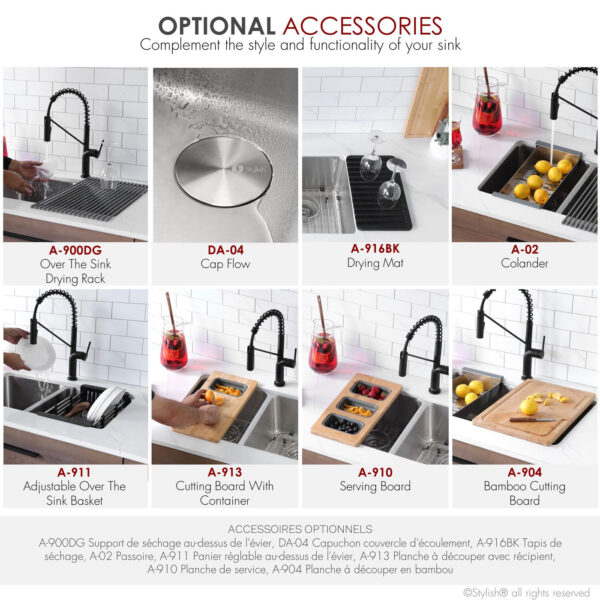 Stylish 29'' Avila Kitchen Sink, product view 12