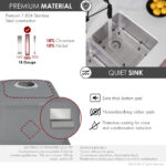 Stylish 29'' Avila Kitchen Sink, product view 5