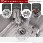 Stylish 29'' Avila Kitchen Sink, product view 6