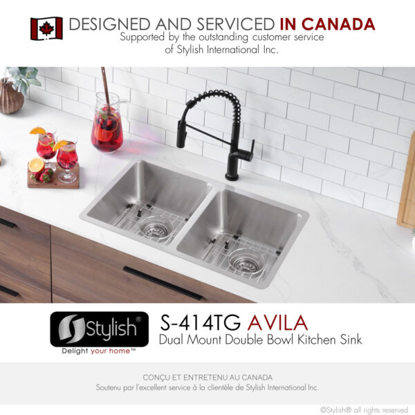 Stylish 29'' Avila Kitchen Sink, product view 7