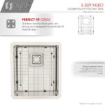 Stylish 16'' Kubo Kitchen Sink, product view 6