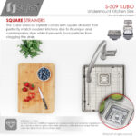 Stylish 16'' Kubo Kitchen Sink, product view 7