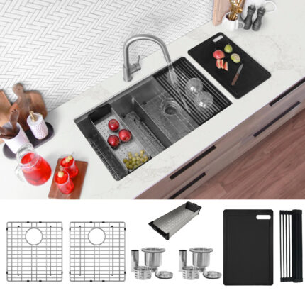 Stylish 32'' Versa32 Kitchen Sink, product view 2