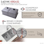 Stylish 32'' Versa32 Kitchen Sink, product view 5