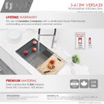 Stylish 33'' Versa33 Kitchen Sink, product view 10