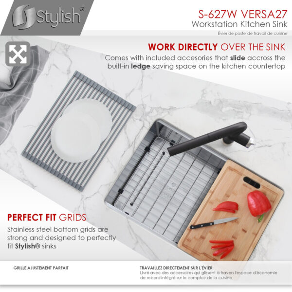 Stylish 27'' Versa27 Kitchen Sink, product view 6