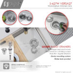 Stylish 27'' Versa27 Kitchen Sink, product view 7