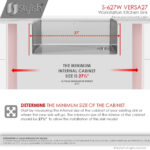 Stylish 27'' Versa27 Kitchen Sink, product view 9