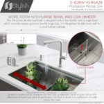 Stylish 28'' Versa28 Kitchen Sink, product view 10