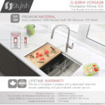 Stylish 28'' Versa28 Kitchen Sink, product view 4