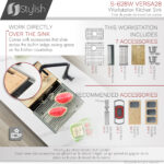 Stylish 28'' Versa28 Kitchen Sink, product view 5