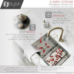 Stylish 28'' Versa28 Kitchen Sink, product view 6