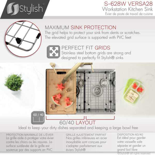 Stylish 28'' Versa28 Kitchen Sink, product view 7