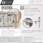 Stylish 28'' Versa28 Kitchen Sink, product view 8