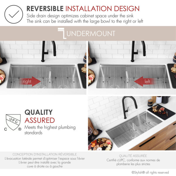 Stylish 36'' Versa Kitchen Sink, product view 5
