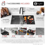 Stylish 36'' Versa Kitchen Sink, product view 6