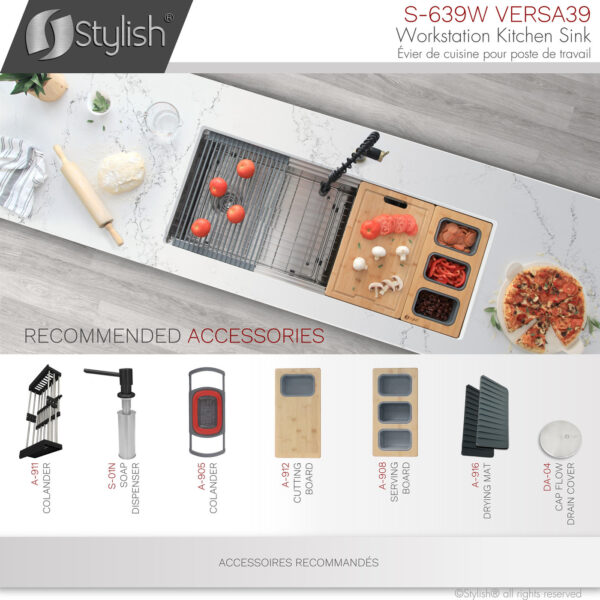 Stylish 39'' Versa39 Kitchen Sink, product view 5