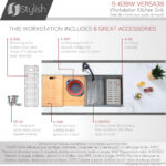 Stylish 39'' Versa39 Kitchen Sink, product view 7