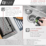 Stylish 39'' Versa39 Kitchen Sink, product view 9