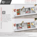 Stylish 42'' Versa42 Kitchen Sink, product view 12
