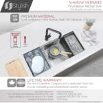 Stylish 42'' Versa42 Kitchen Sink, product view 4