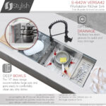 Stylish 42'' Versa42 Kitchen Sink, product view 6