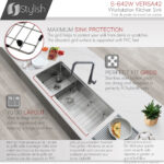 Stylish 42'' Versa42 Kitchen Sink, product view 7