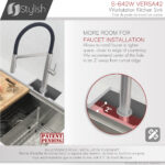 Stylish 42'' Versa42 Kitchen Sink, product view 9
