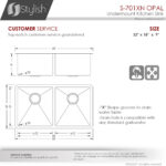 Stylish 32'' Opal Kitchen Sink, product view 10