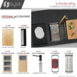 Stylish 32'' Opal Kitchen Sink, product view 13