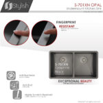 Stylish 32'' Opal Kitchen Sink, product view 4