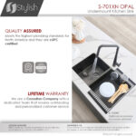 Stylish 32'' Opal Kitchen Sink, product view 9