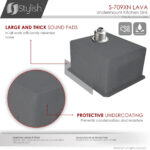 Stylish 16'' Lava Kitchen Sink, product view 6