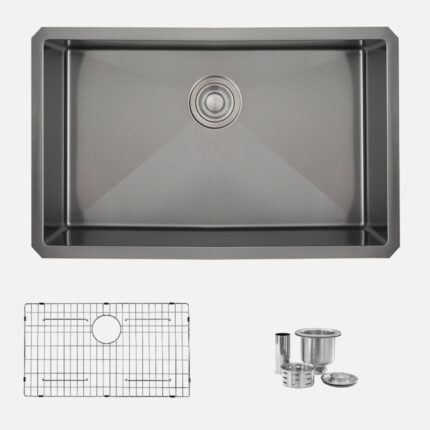 Stylish 30'' Agate Kitchen Sink, product view 1