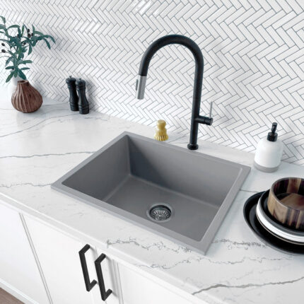 Stylish 22'' Aspen Kitchen Sink, product view 2